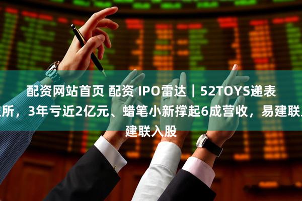 配资网站首页 配资 IPO雷达｜52TOYS递表港交所，3年亏近2亿元、蜡笔小新撑起6成营收，易建联入股